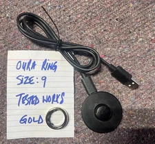 Oura Ring Gen 3 Horizon Gold Size 9 with Charger