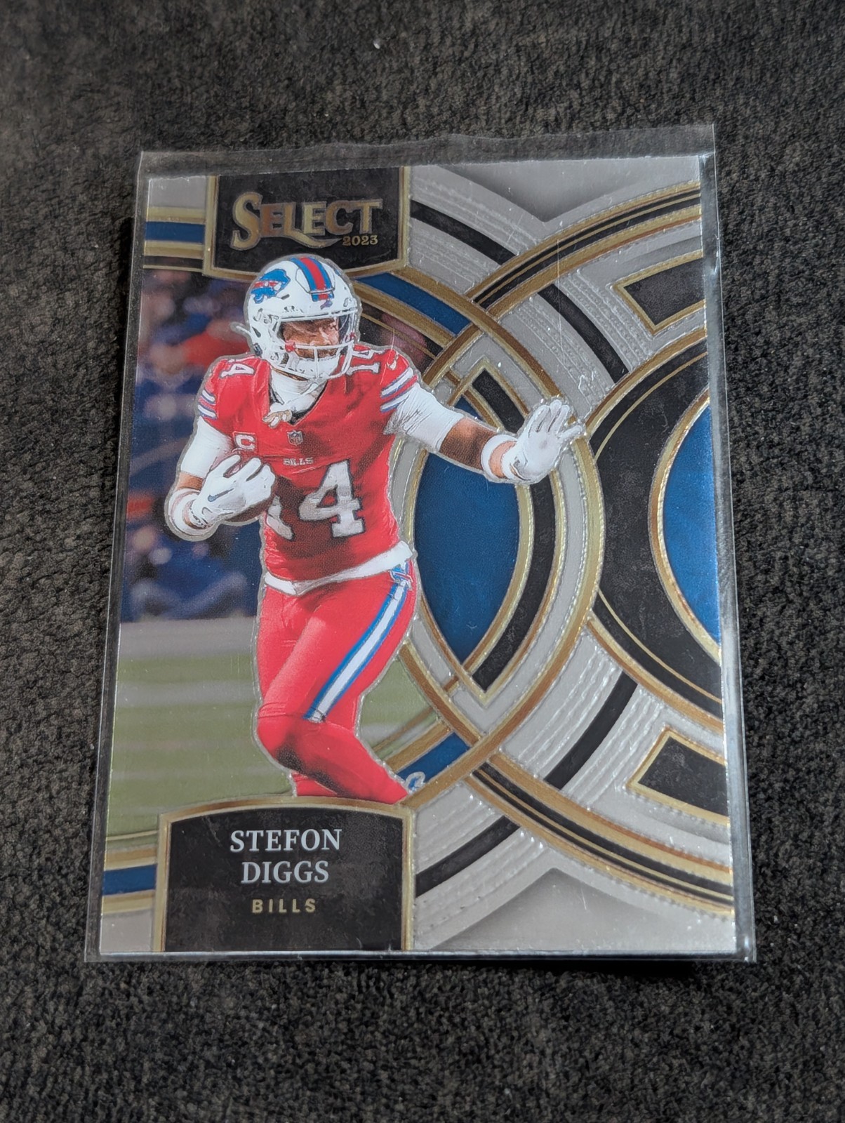 2023 Panini Select - Premier Level Stefon Diggs #187 Buffalo Bills Football Card