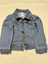 0002 Carters Toddler Denim Jean Jacket W/Buttons, And Pockets Size 3T