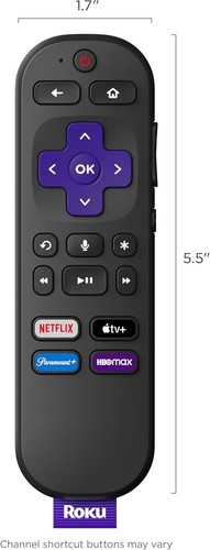 Roku Voice Remote-Compatible with All Roku TV, Models (Channel Shortcuts Vary) - Picture 8 of 8