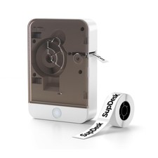 Label Maker Machine with Tape Portable Bluetooth Mini Sticker Printer Wireles...