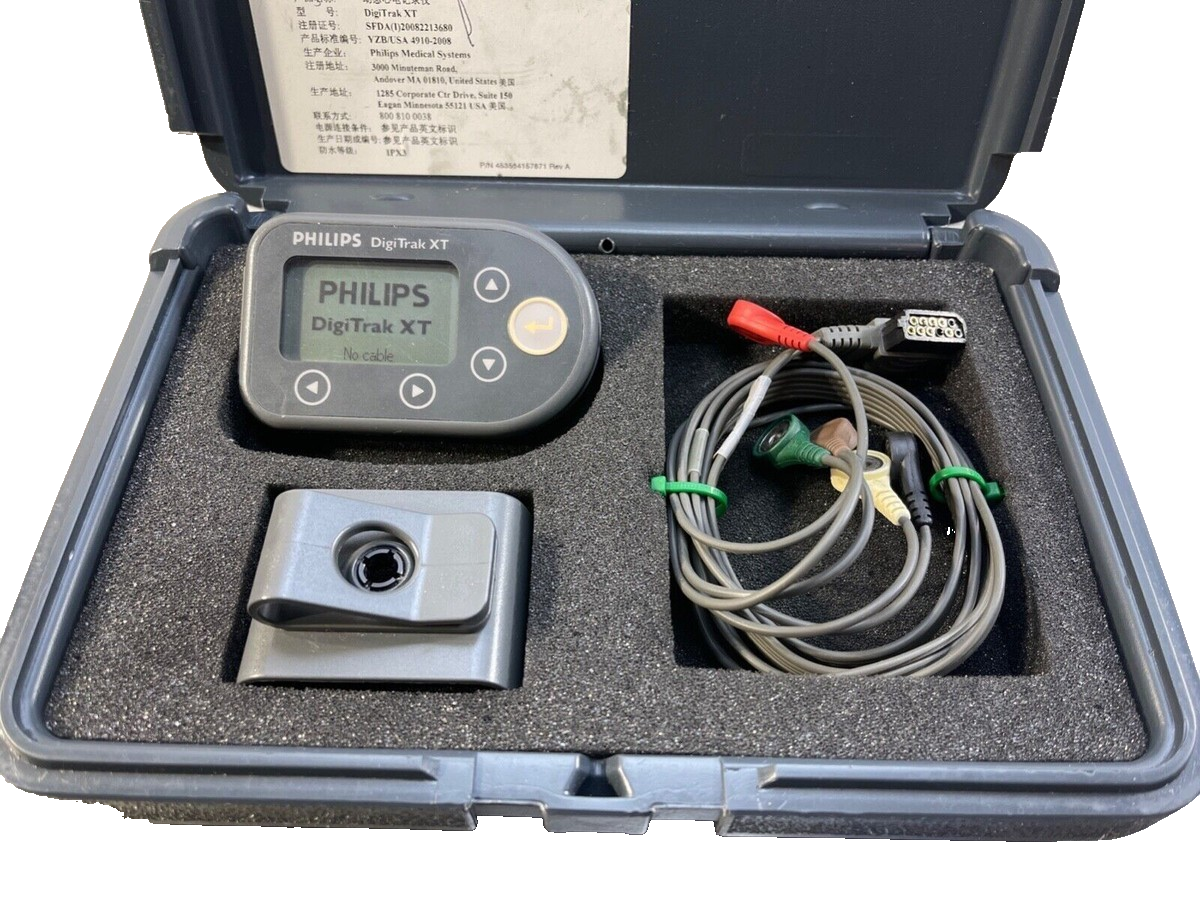 Philips DigiTrak XT 48-Hour Holter Monitor Recorder – Model 860322