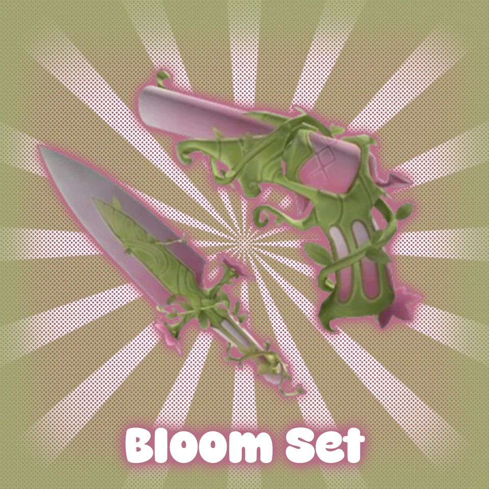 Bloom Set MM2 Godly Bundle / Cheap and Quick Delivery (Murder Mystery 2)