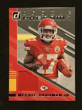 MECOLE HARDMAN Donruss Rookie Phenoms Patch 2018 Football Card #RPJ-25