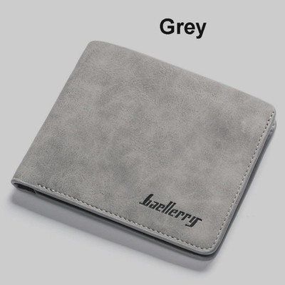 Graue Designer Kartensperre Ausweisschutz RFID SAFE Herren Leder Geldbörse UK