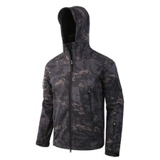 Combat UK SF Tactical Jacket BTP Camo | Waterproof Military Army Coat Windproof 