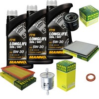Mann Inspektionspaket 3L Mannol Longlife 5W-30 FüR Nissan Primera Hatchback