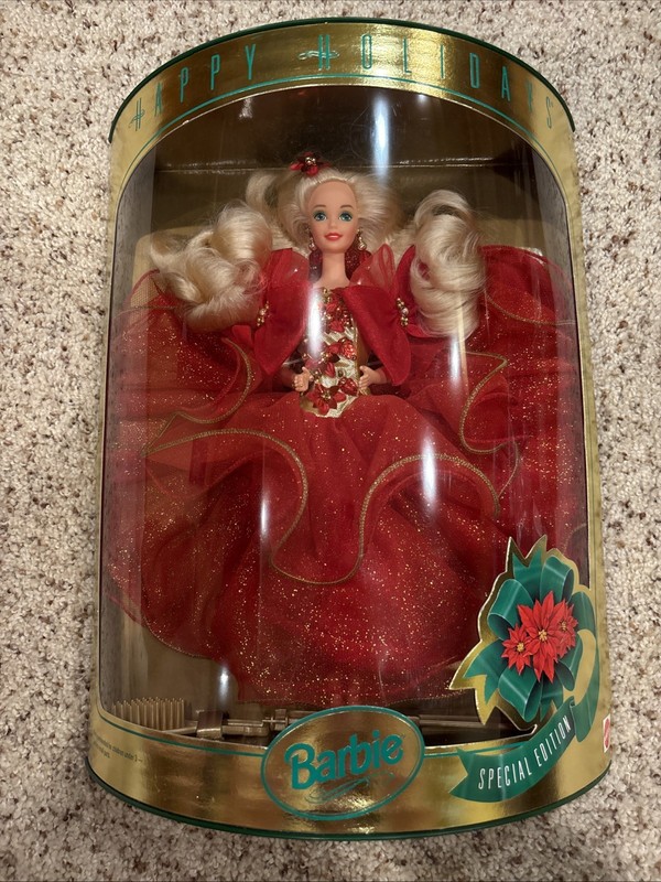 1993 Special Edition Happy Holidays Barbie Doll Mattel #10824