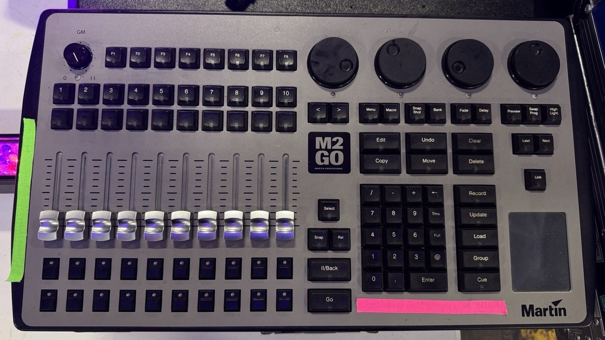 Martin Lighting M2GO Lighting Console With Power Supply And Case