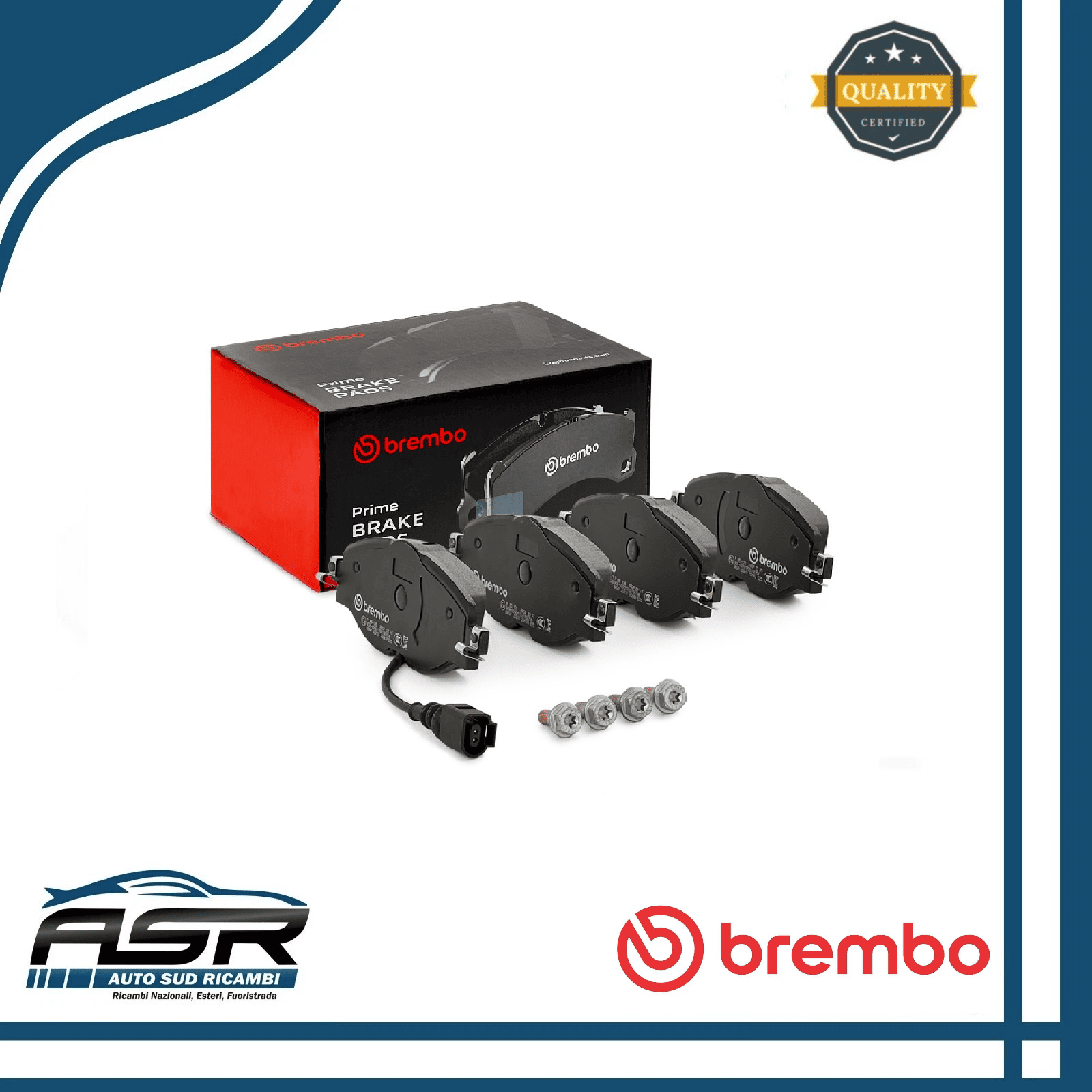 Für BREMBO P 85 126 Brake Pad Set, disc brake P 85 126 Brake pads set front (wi - Bild 5