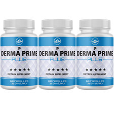 Derma Prime Plus Overall Skin Wellness, Healthy & Glowing Skin- 3 Bottles