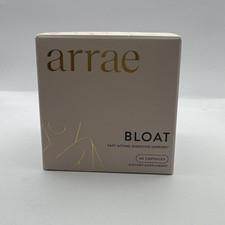 Arrae BLOAT Fast-Acting Bloating Relief Digestive Enzymes 60 Capsules Exp.09/26