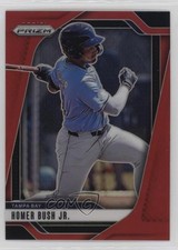 2025 Panini Prizm Red Prizm 266/299 Homer Bush Jr #127 0o6v