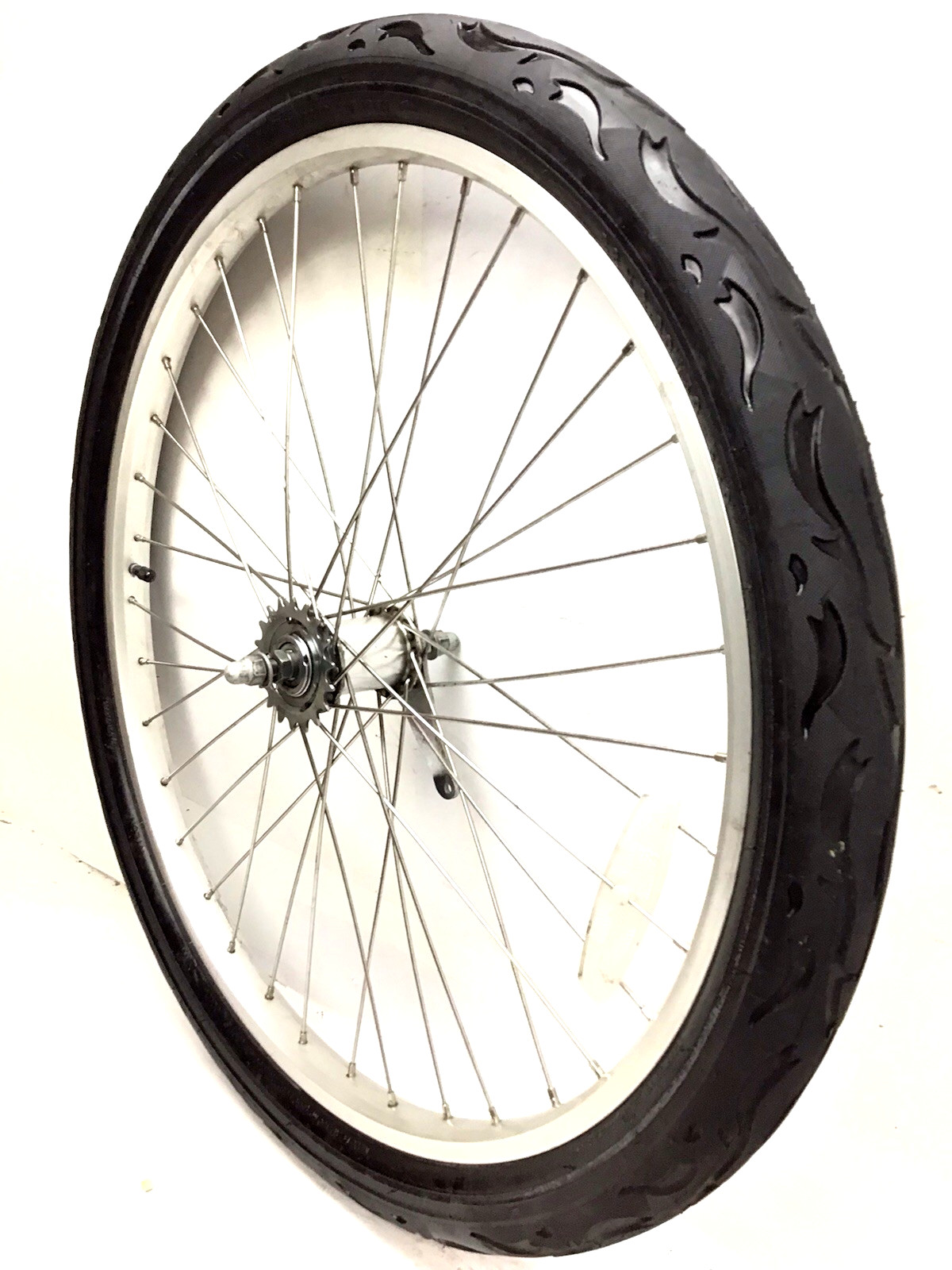 Bike Rear Alloy Wheel 12 Gauge Stainless Spokes 2.30 Tire #1