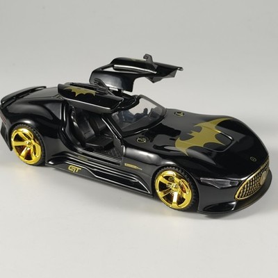 Batmobile Vision GT AMG Super Concept Diecast Metal Alloy Car Model w/ Lights