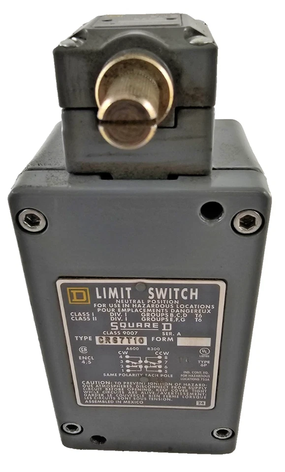 CR67T10 LIMIT SWITCH SQUARE D, CLASS 9007, SERIES A - Image 2 of 4