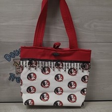 Florida State Seminoles Double Strap Purse Handbag 9x10x3.5 NEW NWOT