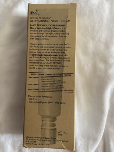 RoC Retinol Correxion Deep Wrinkle Anti-Aging Retinol Night Cream Skincare 1 oz - Picture 2 of 3