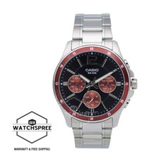 Casio Men's Analog Stainless Steel Band Watch MTP1374D-5A MTP-1374D-5A