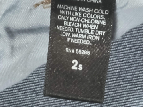 Express Jeans Sz 2 Womens Mid Rise Legging Medium Wash Blue Stretch Denim EUC - Picture 3 of 11