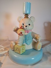 Bear Clown Childs Touch Lamp 10.5" Tall