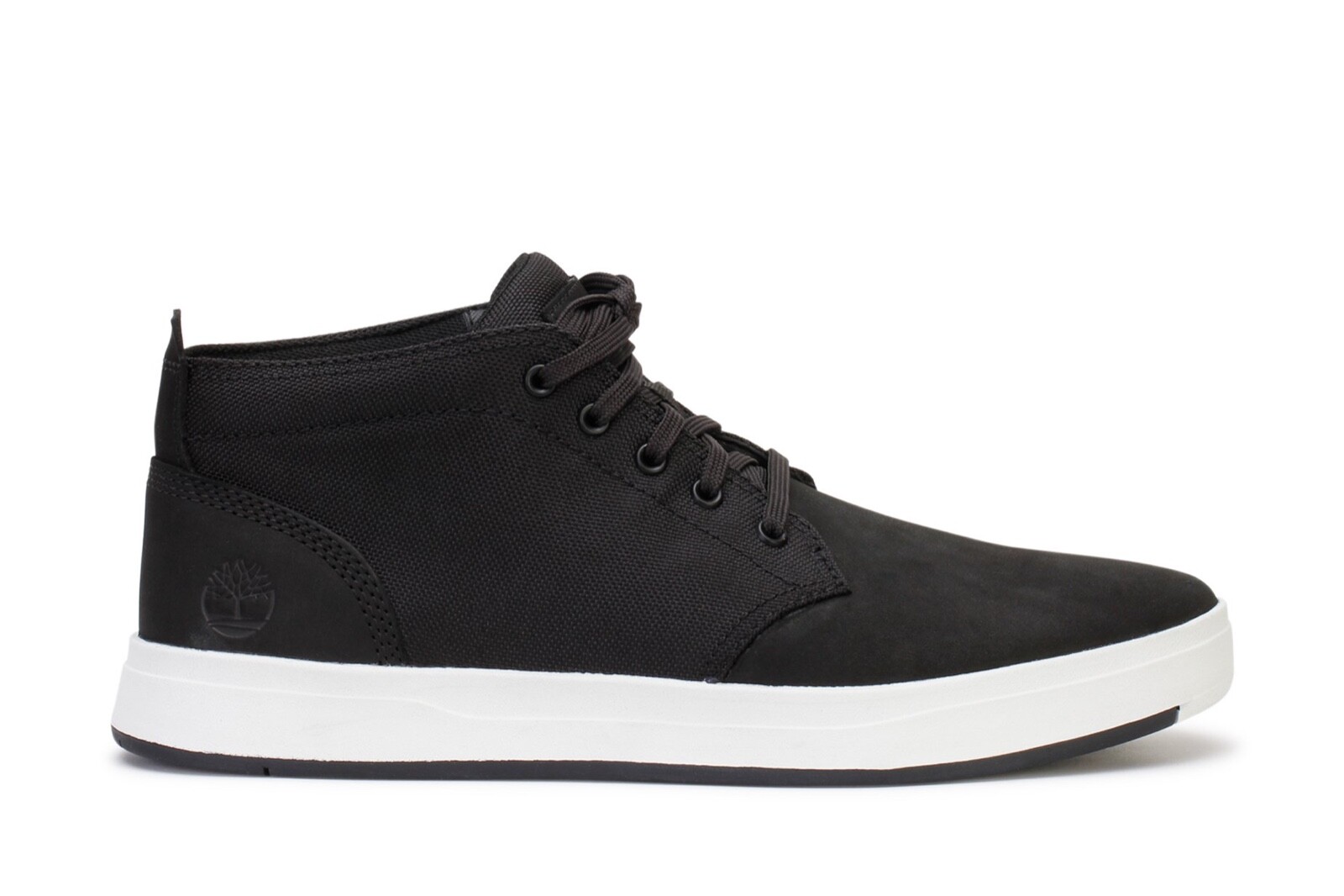 Timberland Davis Square Tb0a1oi5-001 Nubuck Leather Nylon Black Shoes  Medium Men Blacks 8.5 for sale online | eBay