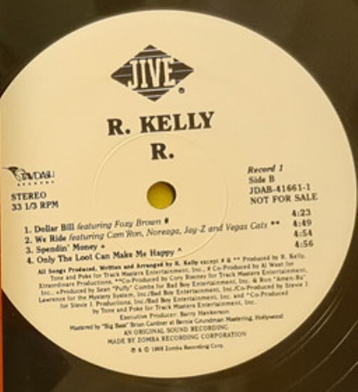 R. Kelly R. 3 LP US 1998 Jive NM | eBay