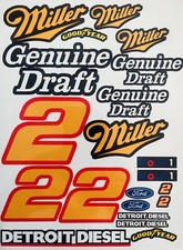 1/10 Scale R/C Racing Vinyl Decal/Sticker Sheet W/ Sponsor Stickers Miller 2