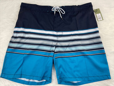 short de hombre Azul Y de Rayas Ejercicio Playa ,Size 2XL Con