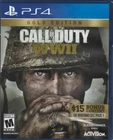 Call of Duty: WWII Gold Edition PS4 (Brand New Factory Sealed US Version) PlaySt