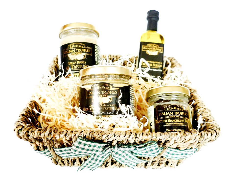 ELLEESSE ITALIEN Set tartufo cesto regalo cesto regalo originale italiano tartufo bianco Alba!