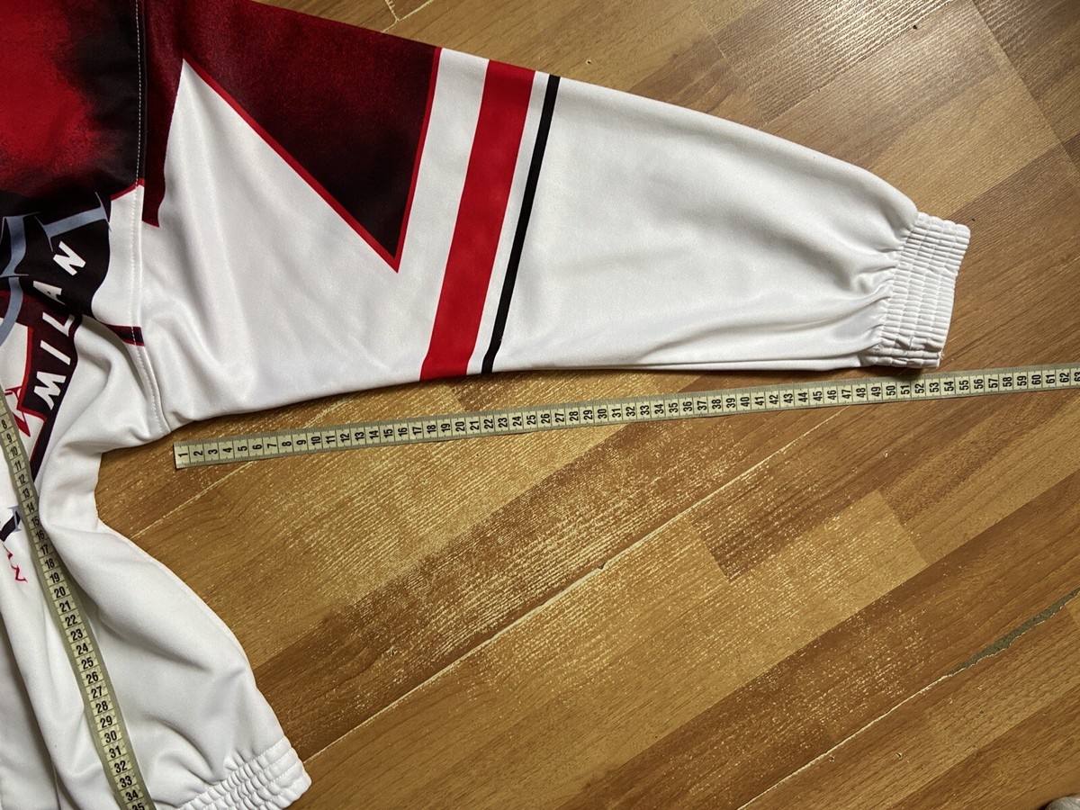 MILAN 1993 1994 FOOTBALL SOCCER TRACK JACKET LOTTO see MILAN 1993 1994 FOOTBALL SOCCER TRACK JACKET LOTTO see