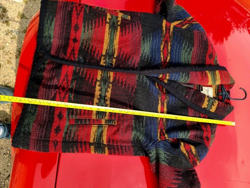 Vintage Woolrich Jacket Southwest Aztec Wool USA Made Womens L - Picture 5 of 6