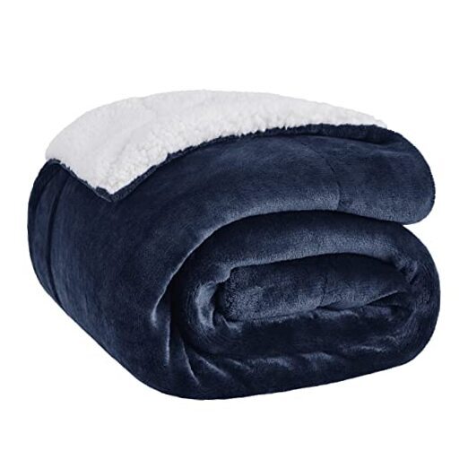 Sherpa Fleece Throw Blanket for Couch - Thick and Throw (50
