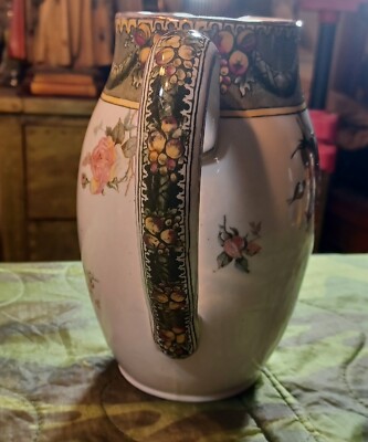 Royal Doulton Pitcher Bone China Numbered Fruit & Flora Numbered
