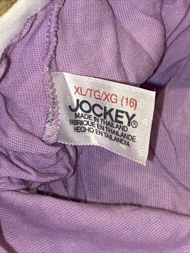 Jockey Girl XL 16 Y2K Vintage Cotton High Waist Bikini Panties Underwear - Picture 3 of 4