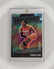 2019-20 Status Blue Shimmer New Beginnings #13 Kendrick Nunn RC Miami Heat MINT!
