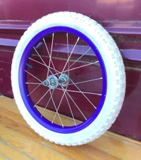 16" Bicycle Front Purple Wheel with 1.95" Tire Mini-BMX Kids Bike #B40