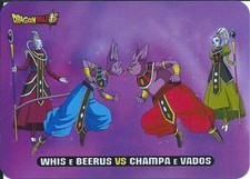 Dragon Ball Saga Collection Lamincards Diramix -  N° 141 WHIS Vs CHAMPA e VADOS