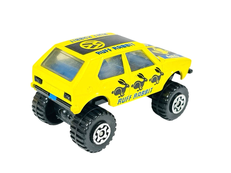 Matchbox Superfast MB7 Volkswagen VW Ruff Rabbit con caja de rejilla amarilla Foto 4 de 4