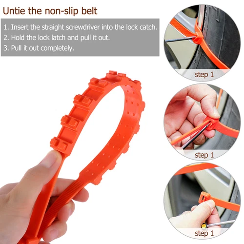 10/20pcs Anti-skid Mud Ice Snow Chains Winter Safety Car SUV Truck Tire Tyre - Picture 3 of 17