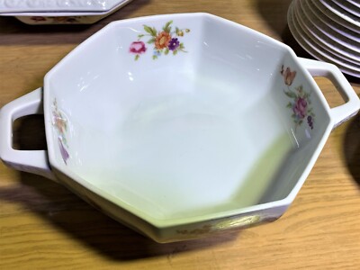 ROSENTHAL CONTINENTAL MARIA FLORAL V, 92 PCS - 12 COMPLETE PLACE