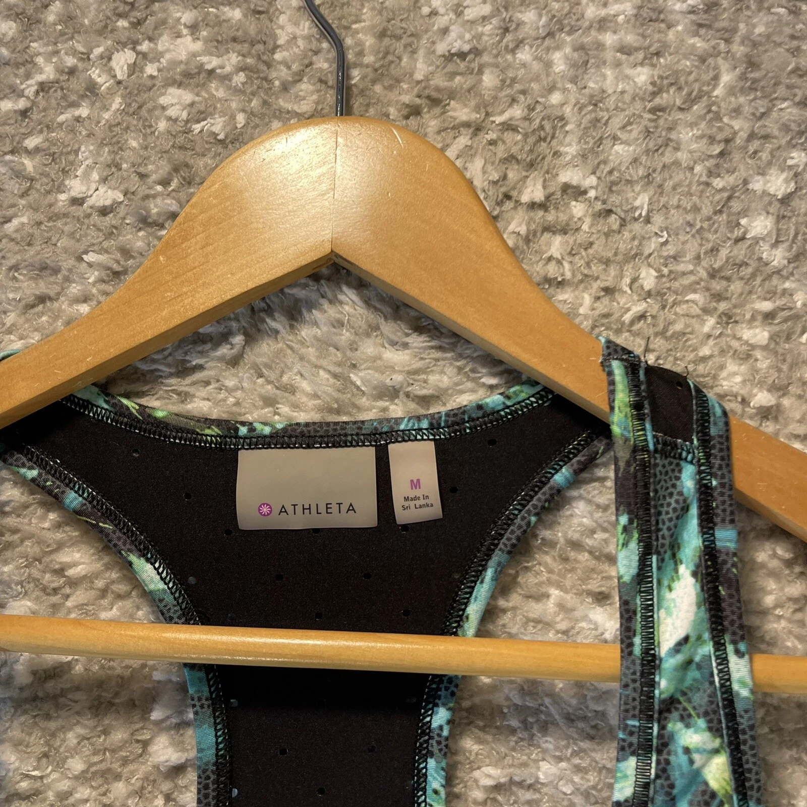 athleta racerback polyester tank-top