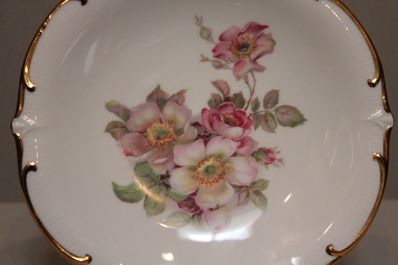 Vtg Schumann Arzberg Germany Bavaria Platter Golden Crown E & R Wild ...