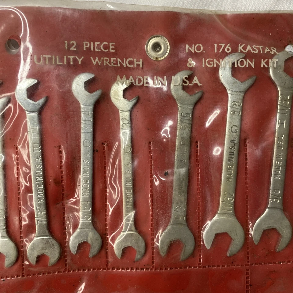 Vintage Kastar No.176 Utility Wrench & Ignition Kit Made In USA - Image 3 of 4