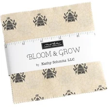 Bloom & Grow Moda Charm Pack 42 100% Cotton 5" Precut Fabric Squares