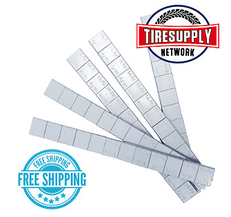 Plombco Value Line Precut Steel Tape Weight 1/4 oz (48 Strips/576pcs) QUARTER OZ