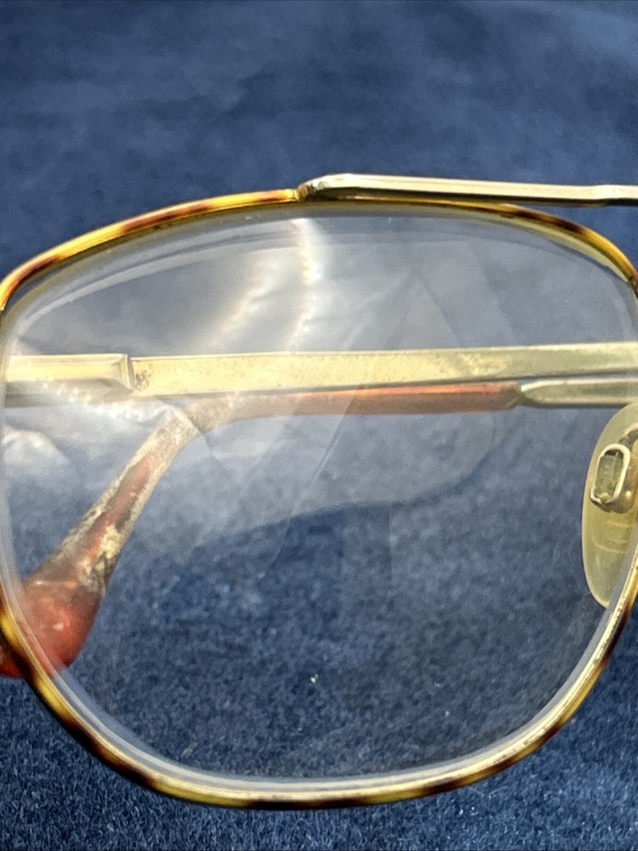 Vintage On Guard Aviator Eyeglasses Frame OG Z87 GEP Gold Plated