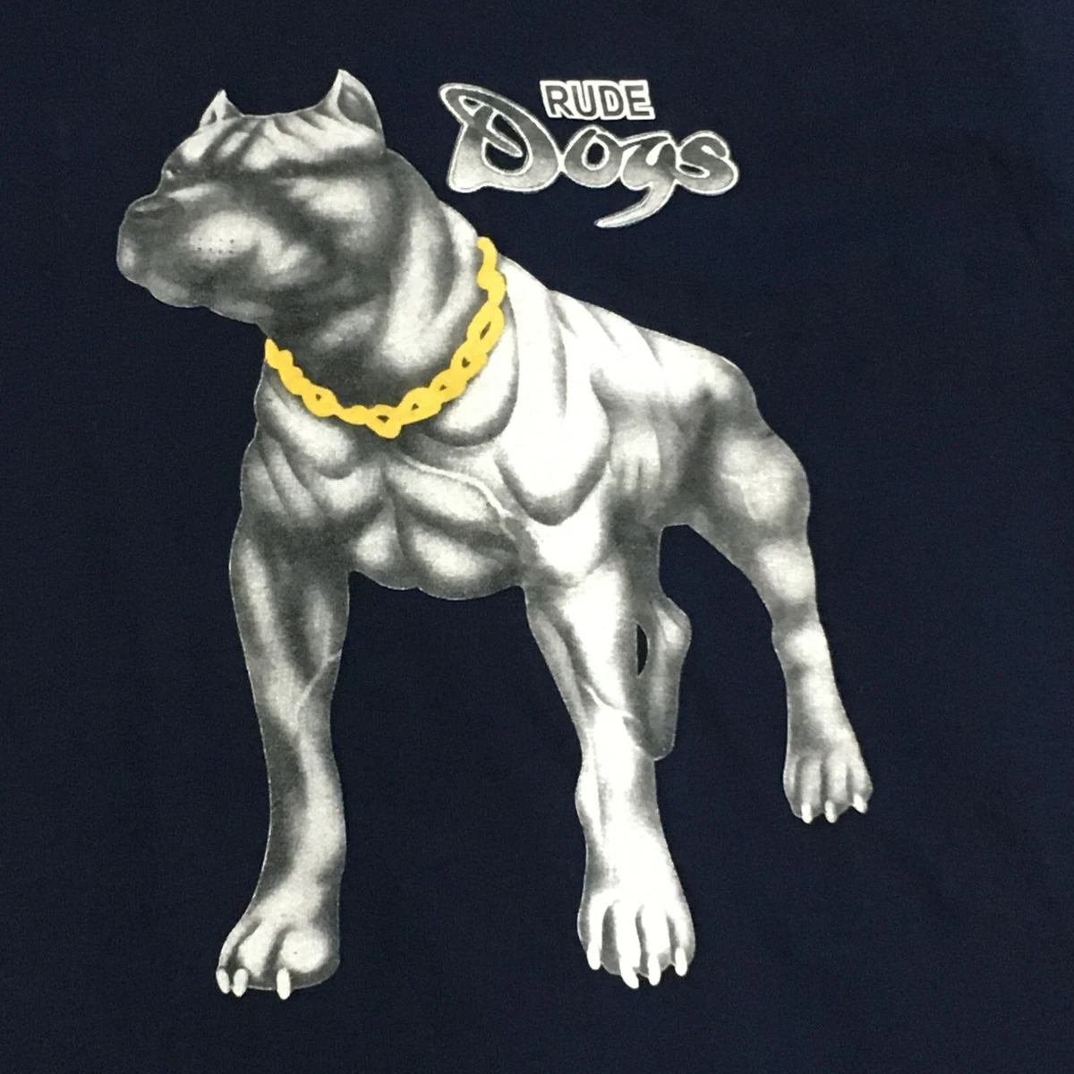 Rude Dog Pitbull Lover V-Neck T-Shirt