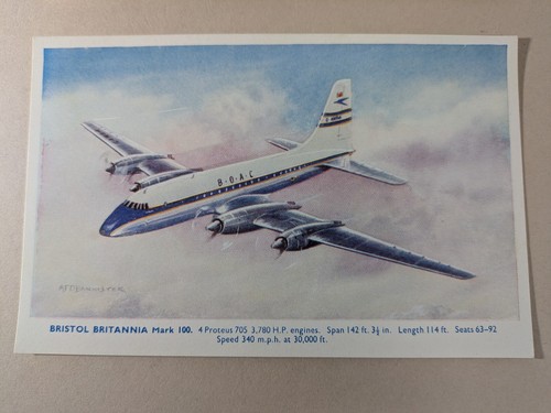 Small Collection Of Aviation Postcards Painted By AFD Bannister Unposted - Picture 4 of 7